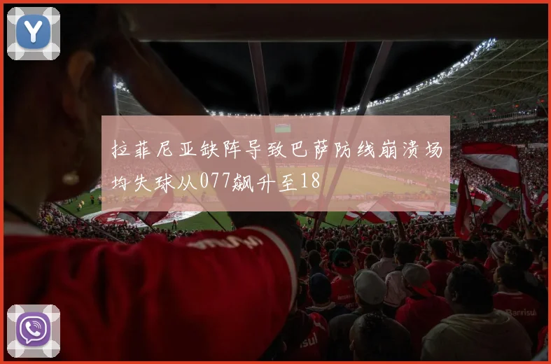 拉菲尼亚缺阵导致巴萨防线崩溃场均失球从077飙升至18